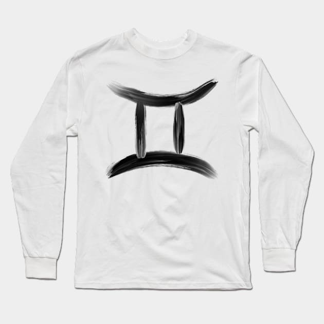 Gemini Long Sleeve T-Shirt by ArtByGB